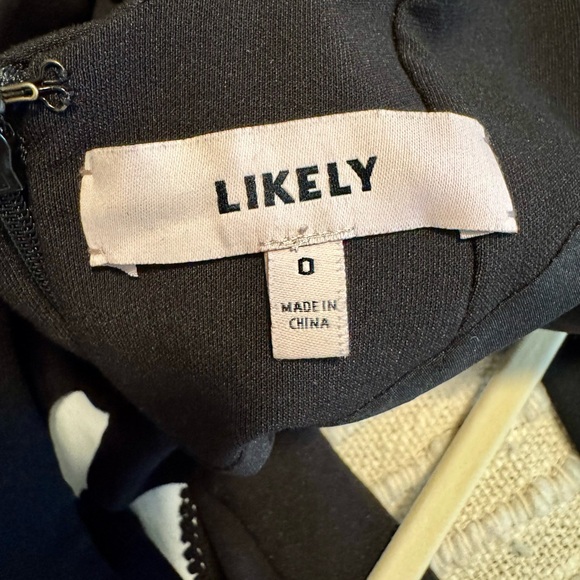 Likely Black Ruffled Mini Dress - Picture 4 of 4